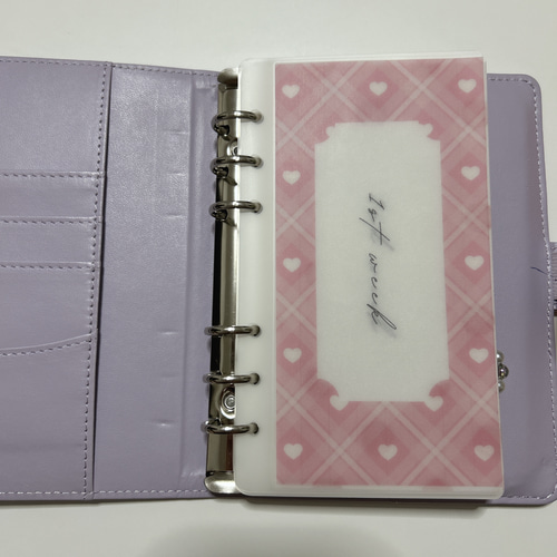 ピンク ウィークリー リフィル saving バインダー貯金に その他雑貨