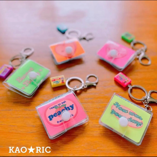 キーホルダー付きおすそ分けセット② 第6弾☆ミニミニおすそ分けファイルキーホルダー☆ハローサーカス ノート・メモ帳