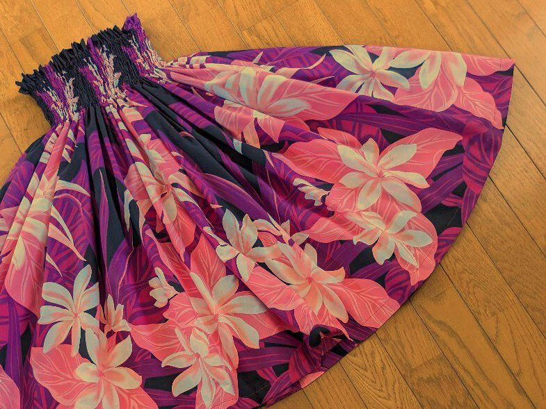 ★オーダー★黒×プラム★ティアレ★パウスカート★（商品番号：MN-103）★