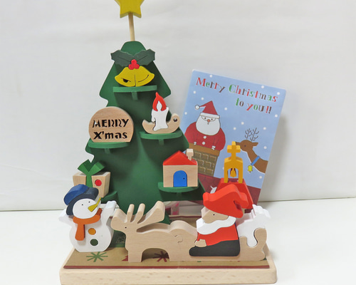 クリスマスツリー飾り☆木製ハンドメイド☆サンタ・トナカイ・雪だるま