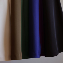 【色違いで欲しい◎】ライトグログランタックフレアスカート【ブラック】 13枚目の画像