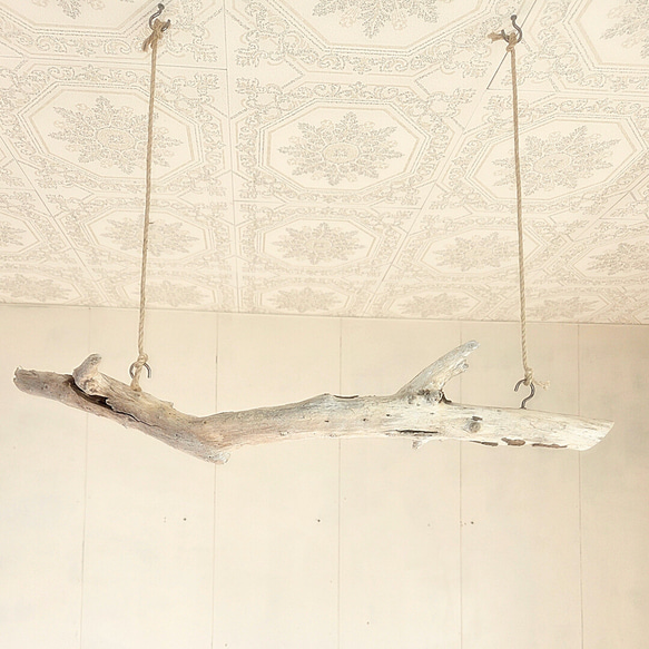 流木ハンガーラック　SARARA 　 ｜ハンギンググリーン　エアプランツ　カフェ/サロンインテリア 3枚目の画像