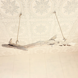 流木ハンガーラック　SARARA 　 ｜ハンギンググリーン　エアプランツ　カフェ/サロンインテリア 4枚目の画像