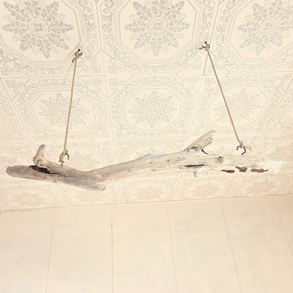 流木ハンガーラック　SARARA 　 ｜ハンギンググリーン　エアプランツ　カフェ/サロンインテリア 4枚目の画像