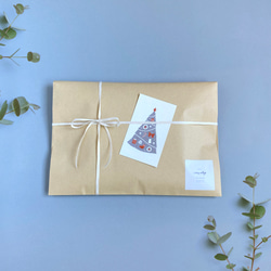 白いとり・フローティングフレーム（ナチュラルフレーム） 5枚目の画像