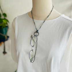 グラスホルダーネックレス〜シルバー〜 1枚目の画像