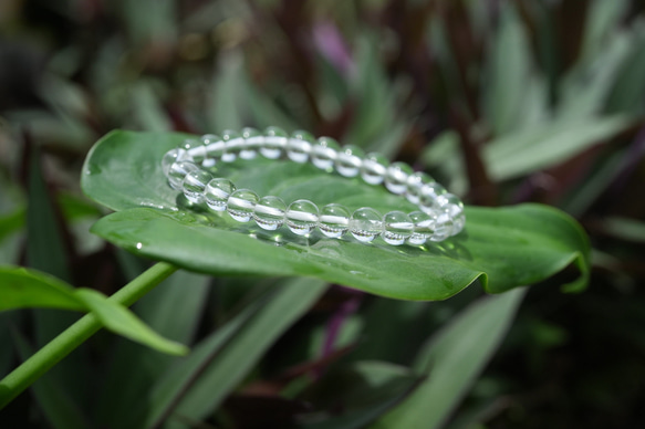 透明天使★フェナカイト ブレスレット2130 2枚目の画像