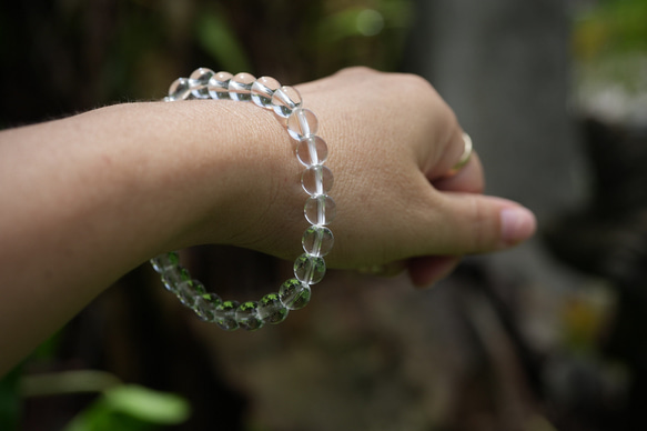 透明天使★フェナカイト ブレスレット2130 8枚目の画像