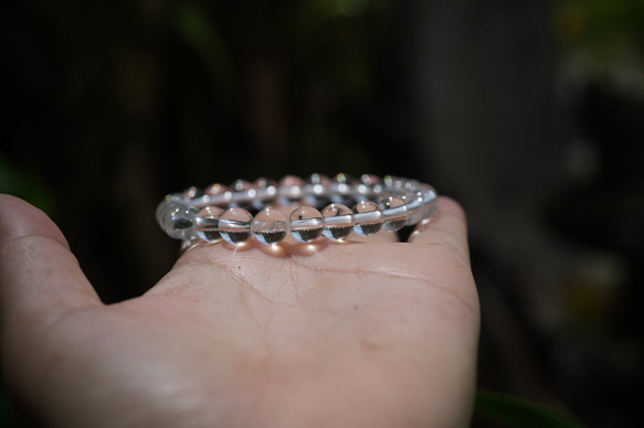 透明天使★フェナカイト ブレスレット2130 6枚目の画像