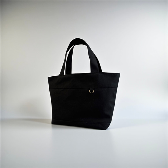 【Creema限定】鳥とお花のクリスマスカラー/インド刺繍×帆布/トートバッグ＆ポーチセット 6枚目の画像