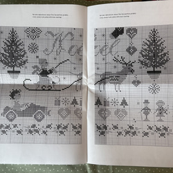 新入荷！クリスマスキット！『DMC製  刺しゅうキット クリスマス　生成り地』～図案・刺しゅう糸・布・針セット～ 8枚目の画像