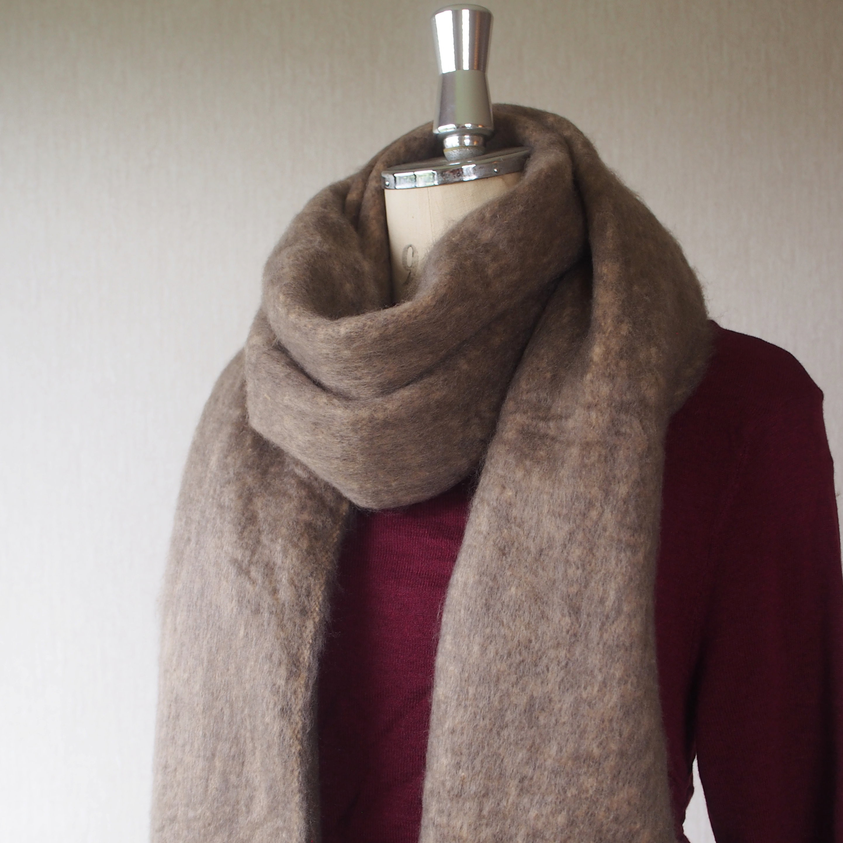 【マシュマロの様な柔らかさ】バルキーニット・ロングマフラー・ココブランド