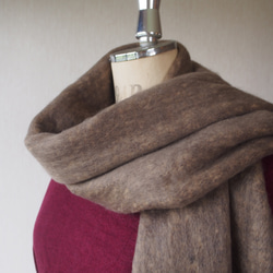 【マシュマロの様な柔らかさ】バルキーニット・ロングマフラー・ココブランド 2枚目の画像