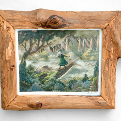 原画【一点物】「天使の梯子」 アンティーク風なペン画のインテリア