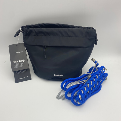 topologie トポロジー ショルダーバッグ バケット型 鞄 ブラック