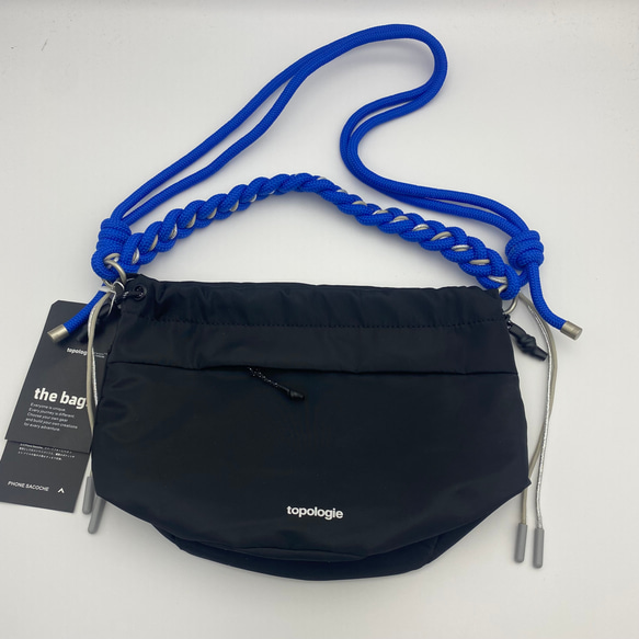 topologie トポロジー ショルダーバッグ バケット型 鞄 ブラック