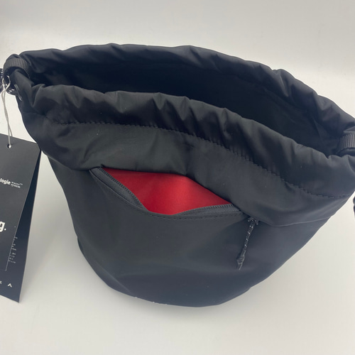 topologie トポロジー ショルダーバッグ バケット型 鞄 ブラック