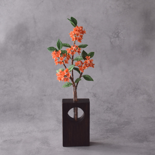 ◇粘土のお花◇ 金木犀（キンモクセイ）K1315 アートフラワー