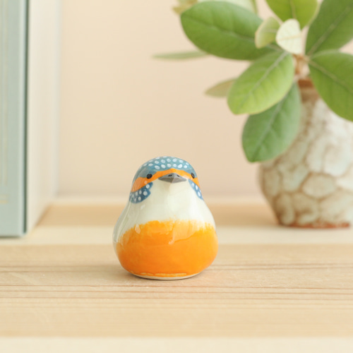 陶土のカワセミ 小鳥の置物 その他インテリア雑貨 陶ノ鳥ひよこや 通販