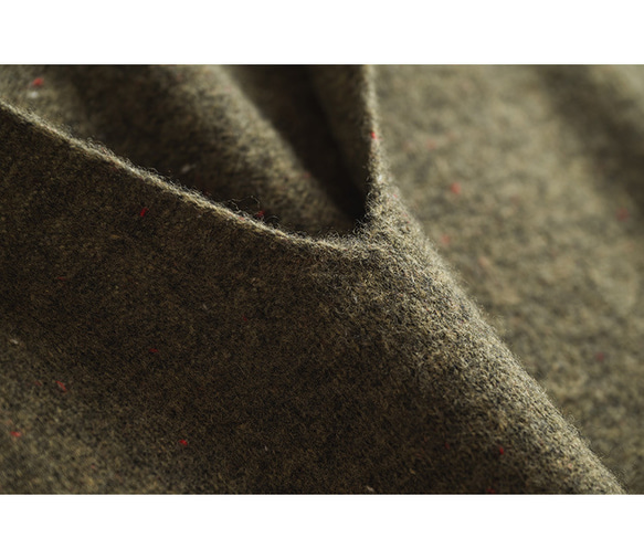 ◇4color【柔らか フード 無縫製 シームレス ニット ウール100%】長袖 T-00011 10枚目の画像