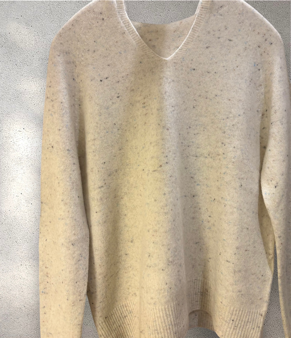 ◇4color【柔らか フード 無縫製 シームレス ニット ウール100%】長袖 T-00011 18枚目の画像