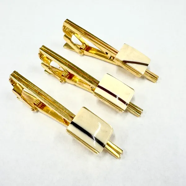 【本象牙】タイピン Dセット（No.ZR5_TPD）