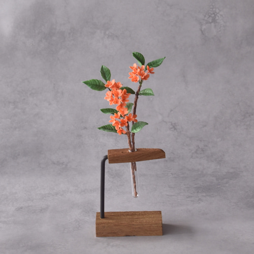 ◇粘土のお花◇ 金木犀（キンモクセイ）K1314 アートフラワー Old