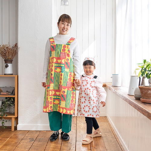 型紙】こども用バッククロスエプロン 型紙 nunocotofabric 通販