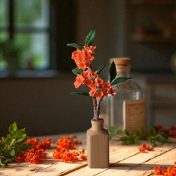 オレンジ（橙） アートフラワー のおすすめ人気通販｜Creema(クリーマ