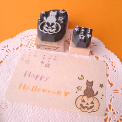 【残り1セット】10月のHappyBag 福袋　猫　はんこ　スタンプ　インクパッド付き 4枚目の画像