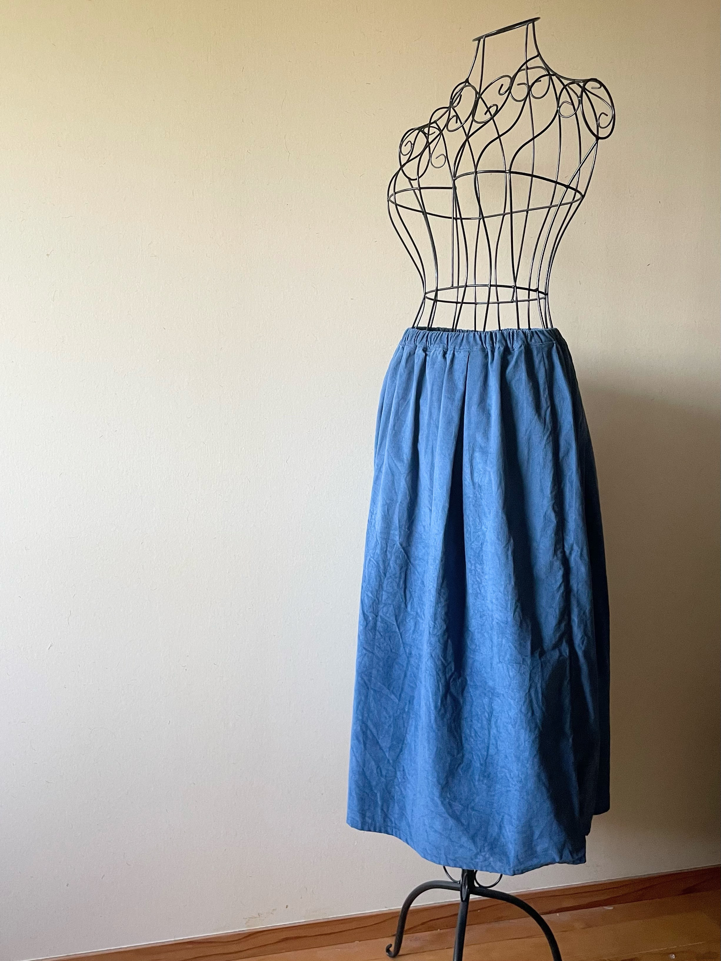 ギャザースカート《総丈80cm》　コーデュロイ　秋冬