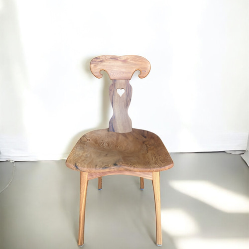 世界遺産　屋久杉大臣椅子　ハンドメイド 木製 椅子 茶色 i-img1200x800-