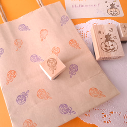 【限定2セット】10月のHappyBag 福袋　うさぎ　はんこ　スタンプ　インクパッド付き 3枚目の画像