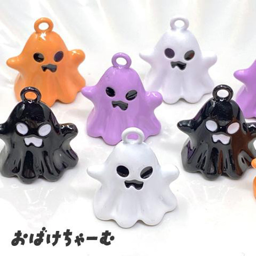 金属チャーム おばけ オバケ ゴースト ハロウィン お化け チャーム