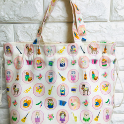 ❤️yukiemonボンボンジャーニー柄ミニ巾着トートバッグ❤️ 3枚目の画像