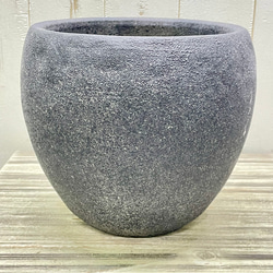 アンティーク セメントポット ブラック L 2枚目の画像