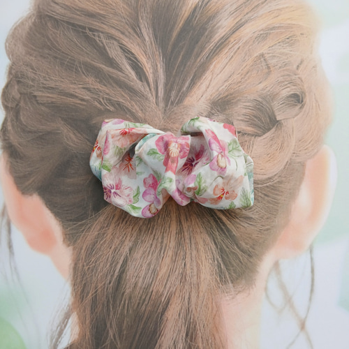 柄違い組み替え可能◎】4WAYで楽しむ♪ リバティプリントのヘア