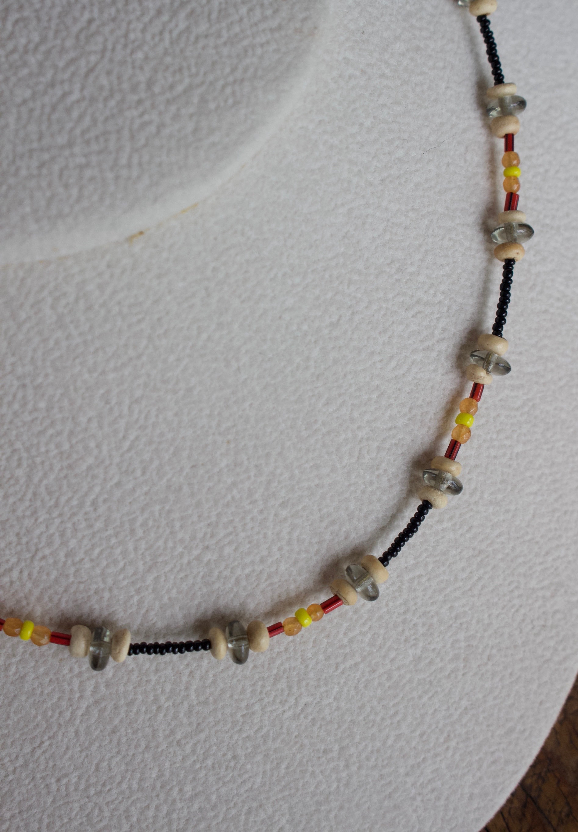 GARDEN / ヴィンテージビーズ ウッド ショートネックレス