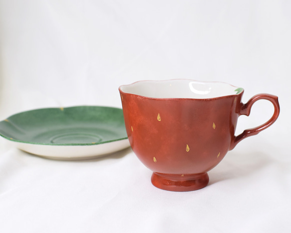 森のいちごのカップ＆ソーサー 10枚目の画像