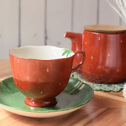 森のいちごのカップ＆ソーサー 1枚目の画像