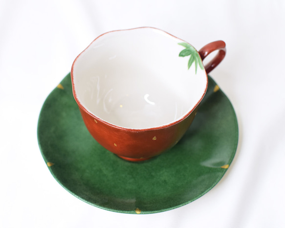 森のいちごのカップ＆ソーサー 6枚目の画像