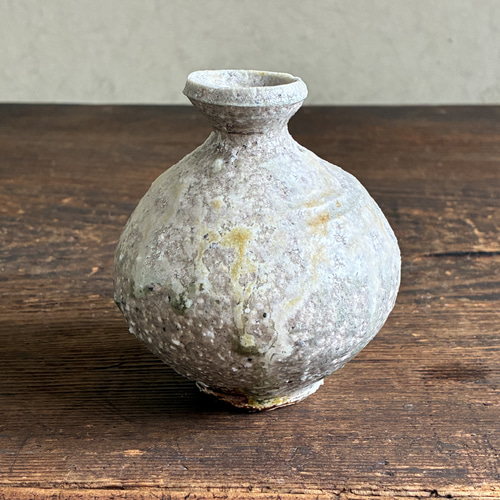 一輪挿し ミニ花入 ミニミニ花瓶 ミニミニ花入 花入れ 小壺 白土