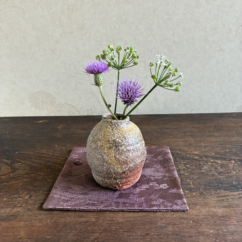 一輪挿し ミニ花入 ミニミニ花瓶 ミニミニ花入 花入れ 小壺 丸すぼみ型