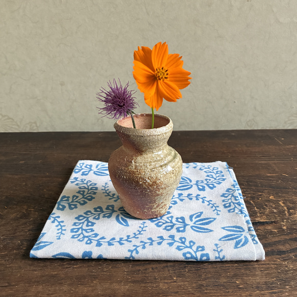 一輪挿し ミニ花入 ミニミニ花瓶 ミニミニ花入 花入れ 小壺 高筒首灰
