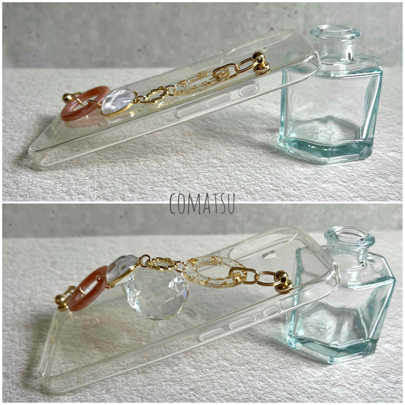 [全機種対応] PrettyWomanハンドホルダー付きスマホケース 落下防止ベルトストラップ付きスマホカバー 4枚目の画像