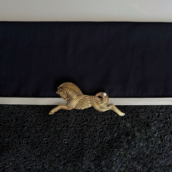 2026  干支　午年【馬】真珠帯留め.:*・゜【VG】(ブローチ変更可) 2枚目の画像