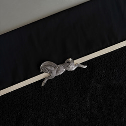 2026  干支　午年【馬】真珠帯留め.:*・゜【VS】(ブローチ変更可) 5枚目の画像