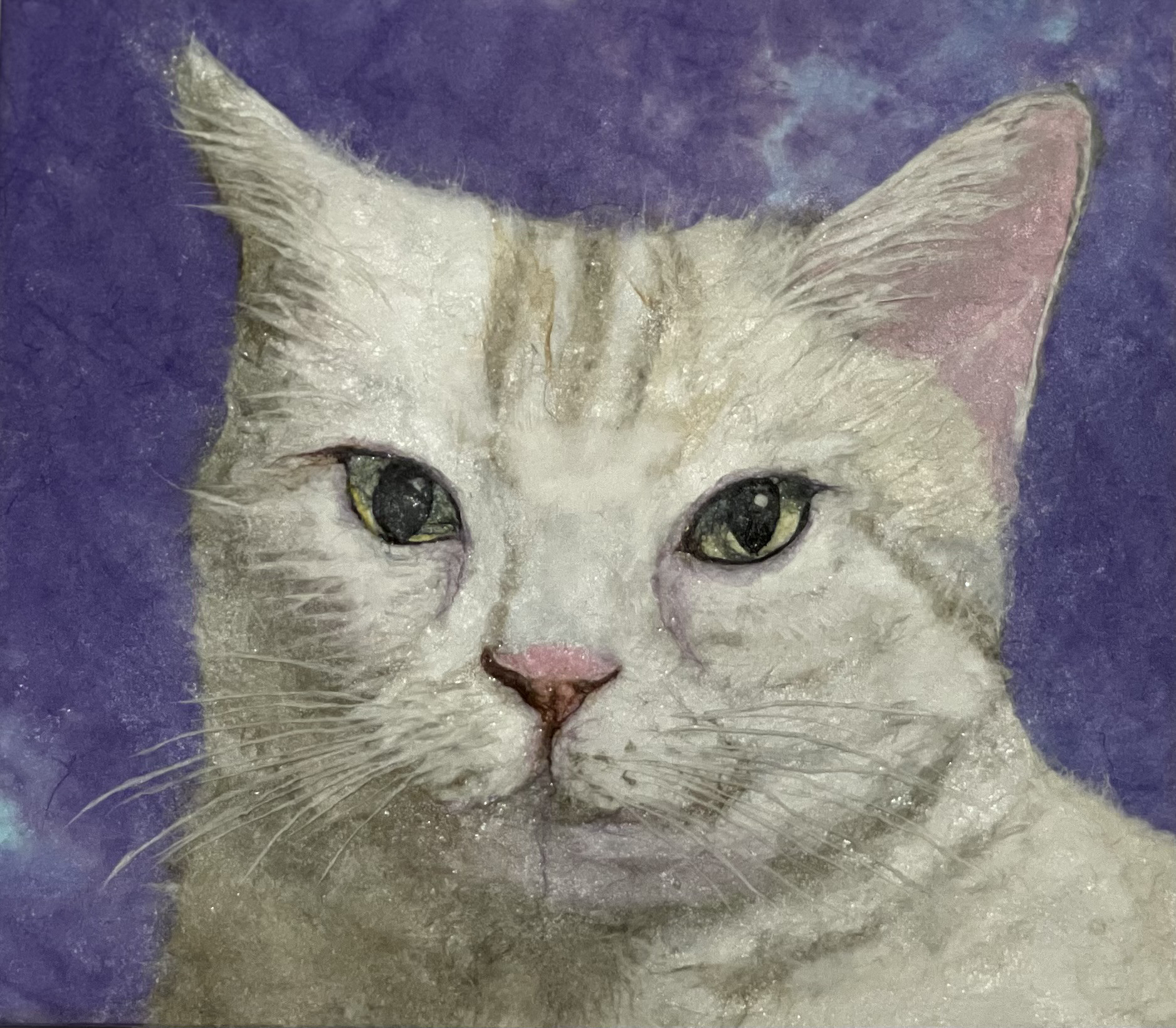 【オーダーメイド】和紙ちぎり絵／うちの子ちぎり絵／ペットアート／ペット肖像画