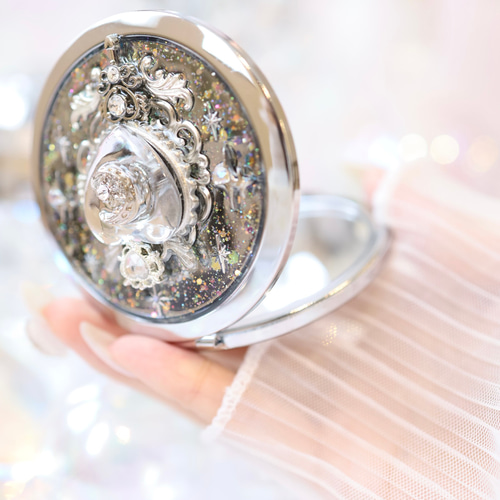 ギラかわ♡コンパクトミラー✨全3色✨Y2K×魔法少女 手鏡 AnJurg💎発送
