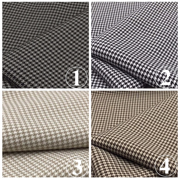 全4色　Vネック　ストレッチ　小千鳥格子　ワンピース♪オーダーサイズ可 13枚目の画像